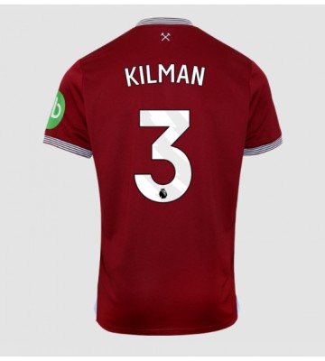 West Ham United Max Kilman #3 Hjemmebanetrøje 2025-26 Kortærmet
